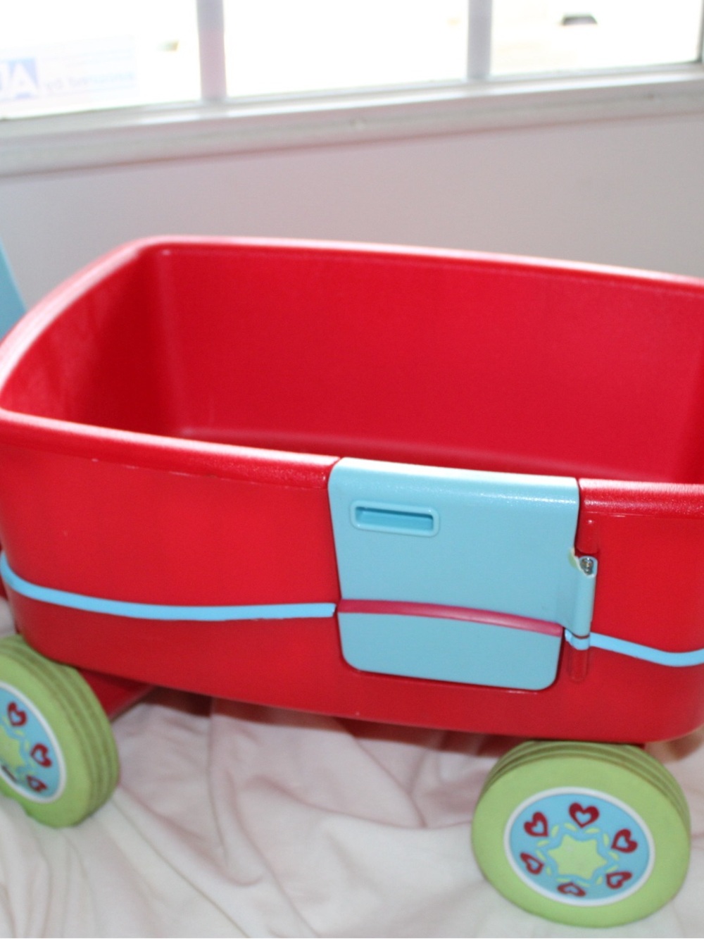 American girl Biddy baby twins wagon RARE